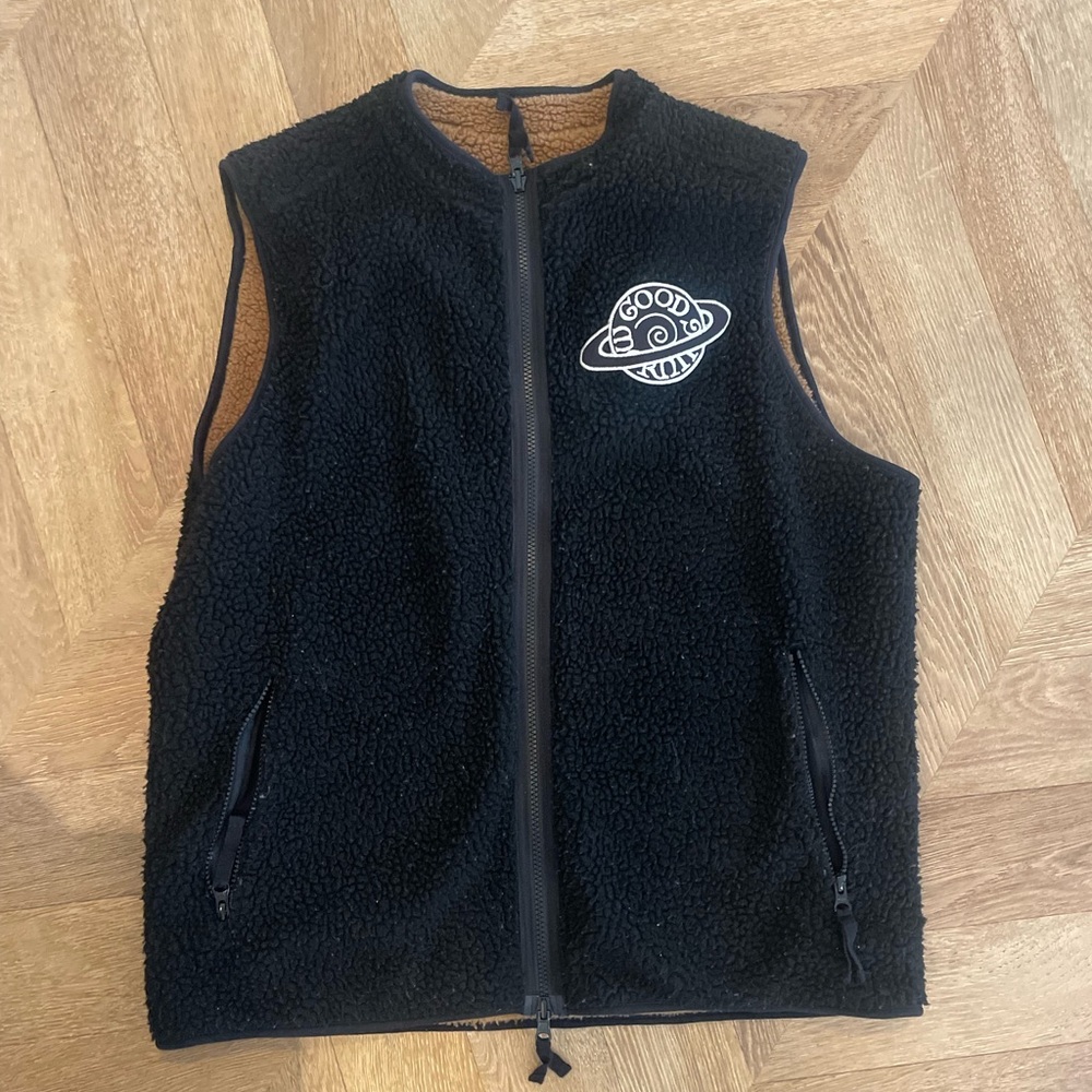 Urban Outfitters Black Fleece Vest